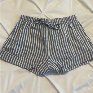 Universal Thread Navy and White Striped Shorts